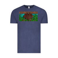 Vintage Denim western cactus leopard and turquoise custom nametext license plate Vintage Tee - Artiststas