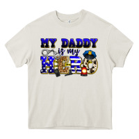 Cream my daddy is my hero police Heavy Core Tee - Zillion Design Studio