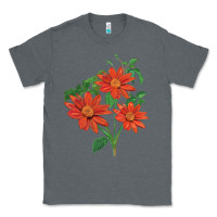 Charcoal Heather tithonia fiesta del sol sunflower Classic Tee - LillyAllenDesigns