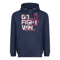 Navy Go Burgundy Fifht Hard Win The Fight Heavyweight Hoodie - Bettercallsaul