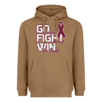Toasted Coconut Go Burgundy Fifht Hard Win The Fight Heavyweight Hoodie - Bettercallsaul