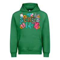 Emerald scrub life olivia Urban Hoodie - OliviaCreatesArt