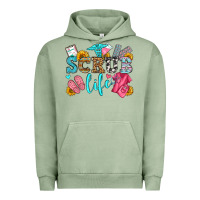 Pigment Oil Green scrub life olivia Urban Hoodie - OliviaCreatesArt