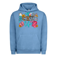 Pigment Pebble Blue scrub life olivia Urban Hoodie - OliviaCreatesArt