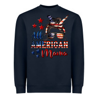 Navy All American Mama Heavyweight Sweatshirt - LillyAllenDesigns