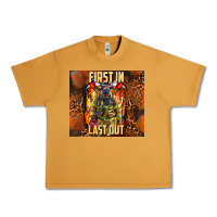 Peanut Butter first in last out firefighter Urban Heavy Tee - AdoDesignShop