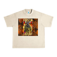 Sandshell first in last out firefighter Urban Heavy Tee - AdoDesignShop