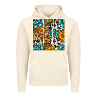 Vintage Artic western gemstone and sunflower seamless pattern Vintage Hoodie - BundleAndBundleShop