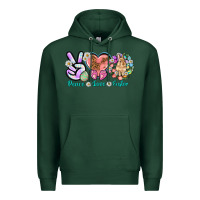 Sports Green Peace love Easter Premium Hoodie - NancyCooperArtShop