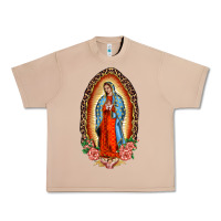 Burro our lady of guadalupe leopard and roses Urban Heavy Tee - BarkalooDesign