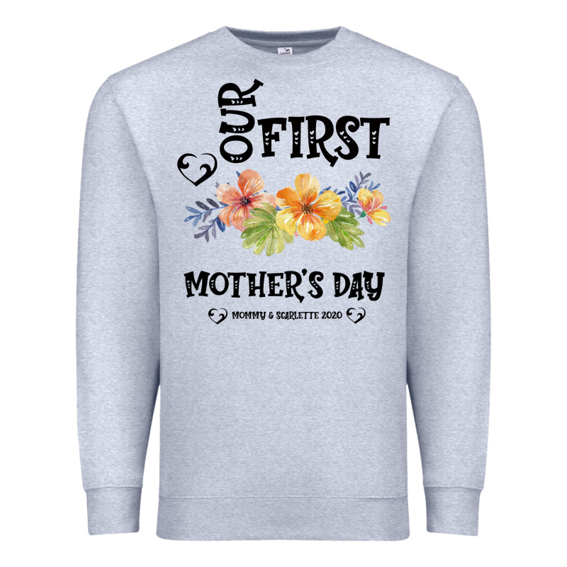 Our Fırst Mother's Day Mommy & Scarlette 2020 Premium Sweatshirt by Bettercallsaul | Teevron