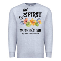 Heather Grey Our Fırst Mother's day Mommy & Scarlette 2020 Premium Sweatshirt - Bettercallsaul