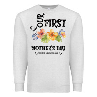 Oatmeal Heather Our Fırst Mother's day Mommy & Scarlette 2020 Premium Sweatshirt - Bettercallsaul