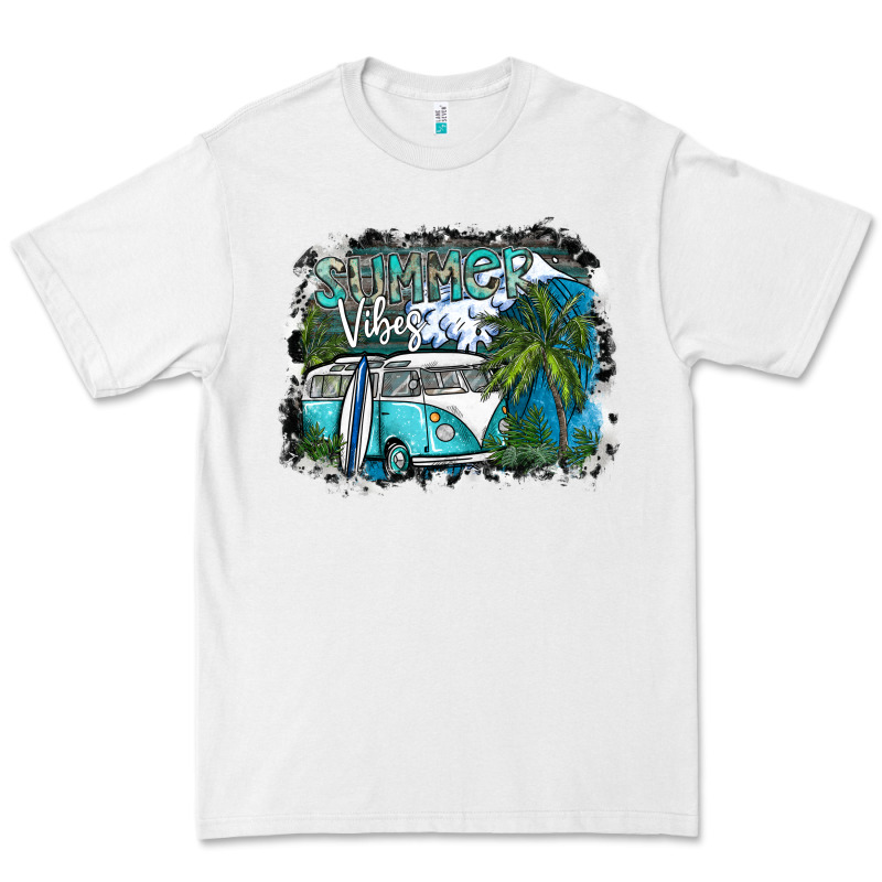 Summer Vibes Premium Tee by SublimationCraftShop | Teevron