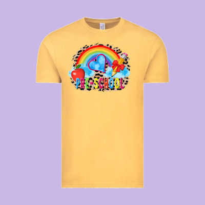 Back To School Pre School 3200x2400 Vintage Tee Designed By Adodesignshop