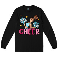 Black cheer Long Sleeve Tee - MaliasSmallBusiness