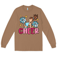 Toasted Coconut cheer Long Sleeve Tee - MaliasSmallBusiness