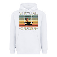 White Virtual 4th Grader Heavyweight Hoodie - Bettercallsaul