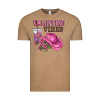 Valentines Day Valentine Vıbes Vintage Tee | Teevron