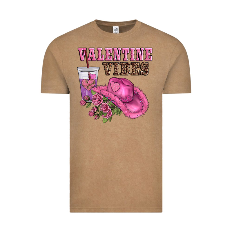 Valentines Day Valentine Vıbes Vintage Tee by AdoDesignShop | Teevron