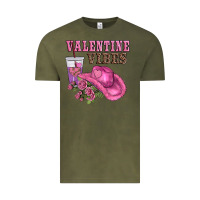 Vintage Olive valentines day valentine vıbes Vintage Tee - AdoDesignShop