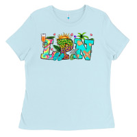 Baby Blue summer lpn Ladies Tee - texasbilliewilder