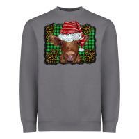Storm christmas leopard buffalo plaid baby highland cow Heavyweight Sweatshirt - BarkalooDesign