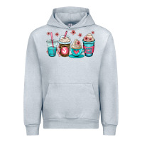 Heather Grey mom fuel coffee cups Urban Hoodie - OliviaCreatesArt