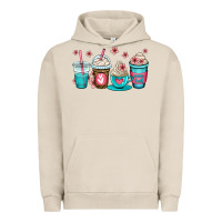 Pigment French Oak mom fuel coffee cups Urban Hoodie - OliviaCreatesArt