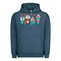 Pigment Midnight Navy mom fuel coffee cups Urban Hoodie - OliviaCreatesArt