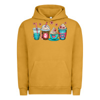 Pigment Peanut Butter mom fuel coffee cups Urban Hoodie - OliviaCreatesArt