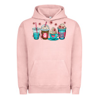 Pigment Salmon mom fuel coffee cups Urban Hoodie - OliviaCreatesArt