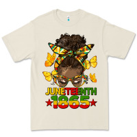 Bone juneteenth 1865 afro bun Premium Tee - HRA Design Shop