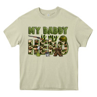 My Daddy Is My Hero Army Heavy Core Tee | Teevron