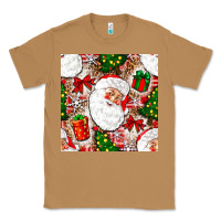 Toasted Coconut Christmas Santa Claus and gift box Classic Tee - NancyCooperArtShop
