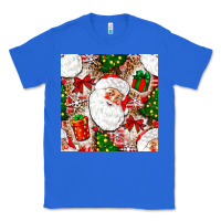 True Royal Christmas Santa Claus and gift box Classic Tee - NancyCooperArtShop