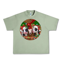 Oil Green Christmas heifers Christmas Urban Heavy Tee - Jasminsmagicworld