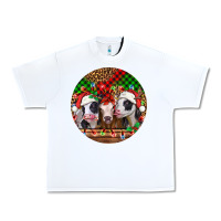 White Christmas heifers Christmas Urban Heavy Tee - Jasminsmagicworld