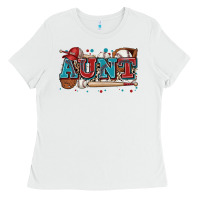 White aunt baseball Ladies Tee - Zillion Design Studio