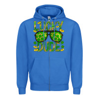 True Royal Lucky Dude St Patricks Zipper Hoodie - BundleAndBundleShop