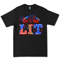 Black Let's get lit 4th of July Premium Tee - Neo Western