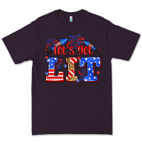 Plum Let's get lit 4th of July Premium Tee - Neo Western