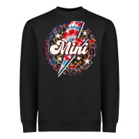 Black Western Mini Patriotic Heavyweight Sweatshirt - LillyAllenDesigns