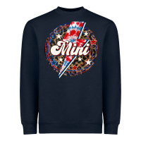 Navy Western Mini Patriotic Heavyweight Sweatshirt - LillyAllenDesigns