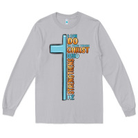 Moon Dust i can do all things through christ who strengthens Long Sleeve Tee - MaliasSmallBusiness