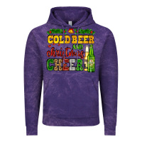 Cloud Purple cold beer and christmas cheer with beer bottles Vintage Hoodie - AdoDesignShop