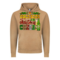 Vintage Camel cold beer and christmas cheer with beer bottles Vintage Hoodie - AdoDesignShop