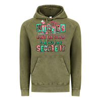 Vintage Olive nurses cant fix stupid but we can sedate it Vintage Hoodie - RanaPortraitStore