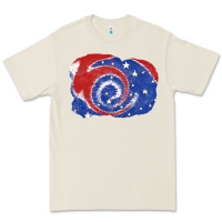 Bone Patriotic tie dye background 4th of july Premium Tee - CowGirlArtShop