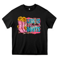Black life is better in boots Heavy Core Tee - Zillion Design Studio